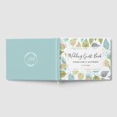 Moderne Waterverf geschilderd kleurrijke bladeren Gastenboek (Volledig)