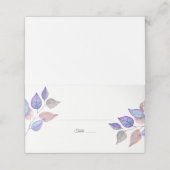 Moderne Waterverf geschilderd Paarse gebladerte br Plaatskaartje (Buitenkant ongevouwen)