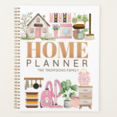 Moderne Waterverf Gezellige Boerderij Thuis Planner (Voorkant)