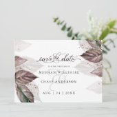 Moderne Waterverf Glitter Foliage BarefootBride™ (Staand voorkant)