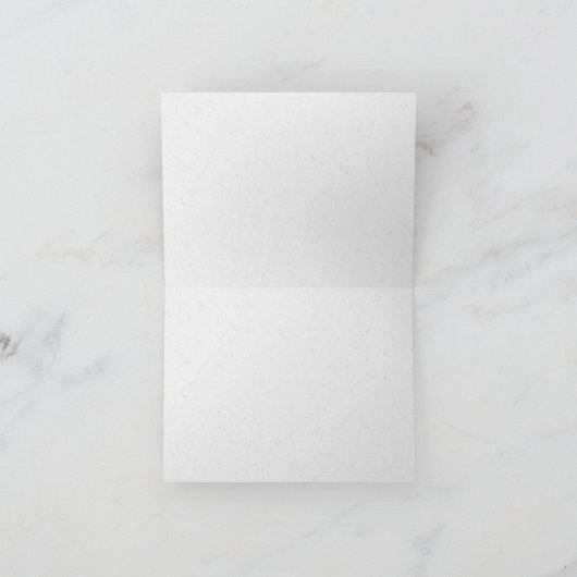 Moderne Waterverf Glitter Foliage BarefootBride™ Bedankkaart (Binnen)