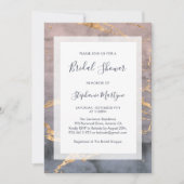 Moderne Waterverf & Goud Vrijgezellenfeest Kaart (Voorkant)