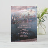 Moderne Waterverf Graduation Party Foto 2018 Kaart (Staand voorkant)