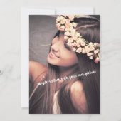 Moderne Waterverf Graduation Party Volledige foto Kaart (Achterkant)