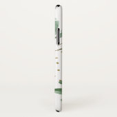 Moderne Waterverf Greenery en Gold Case-Mate iPhone Case (Achterkant / rechts)