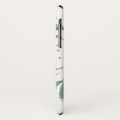 Moderne Waterverf Greenery en Gold Case-Mate iPhone Case (Achterkant/links)