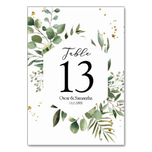 Moderne Waterverf Griekenland Eucalyptus Green Lij Kaart