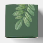 Moderne Waterverf groen smaragd groene bruiloft Bedankdoosjes (Bovenkant)