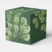 Moderne Waterverf groen smaragd groene bruiloft Bedankdoosjes (Achterkant)