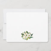 Moderne Waterverf groen sparen Datum B Save The Date (Achterkant)