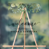 Moderne Waterverf Groene Bladeren Branch Acryl Bord (Neutraal)