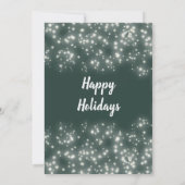 Moderne waterverf groene krans corporate kaart (Achterkant)