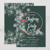 Moderne waterverf groene krans corporate kaart (Voorkant / Achterkant)