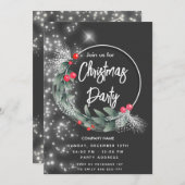 Moderne waterverf groene krans corporate kaart (Voorkant / Achterkant)