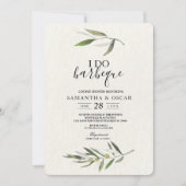 Moderne Waterverf Groene Olijftak Kaart (Voorkant)