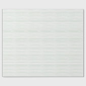 Moderne waterverf groene streep cadeaupapier (Vlak)