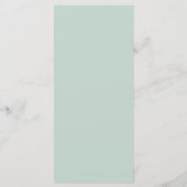 Moderne Waterverf Groenelementen Eucalyptus Gouden Menu (Achterkant)