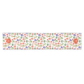 Moderne Waterverf groenten keuken Korte Tafelloper (Horizontaal)