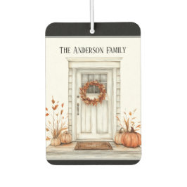 Moderne Waterverf Herfst Home Familienaam Luchtverfrisser