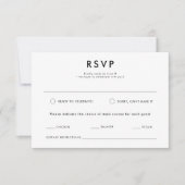 Moderne Waterverf Herfst Outdoor Mountain Bruiloft RSVP Kaartje (Voorkant)