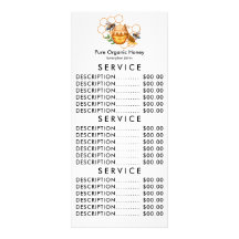 Moderne Waterverf Honingraten met bijen