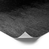 Moderne Waterverf in zwart-wit Poster (Hoek)