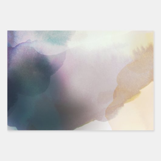 Moderne Waterverf Inpakpapier Vel (Voorkant 2)