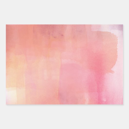 Moderne Waterverf Inpakpapier Vel (Voorkant)