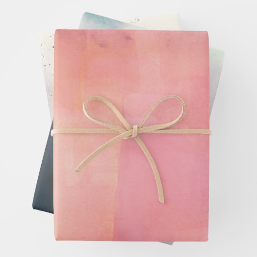 Moderne Waterverf Inpakpapier Vel (In situ)