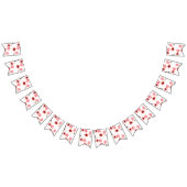 Moderne Waterverf Japanse kersenbloesem bruiloft Vlaggetjes (Alle)