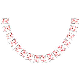 Moderne Waterverf Japanse kersenbloesem bruiloft Vlaggetjes