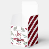 Moderne Waterverf "Joy" Baby shower snoepriet Bedankdoosjes (Geopend)