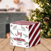 Moderne Waterverf "Joy" Baby shower snoepriet Bedankdoosjes