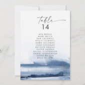 Moderne Waterverf | Kaarten voor blauwe zitplaatse (Achterkant)