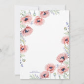 Moderne Waterverf Kaarten voor het uitnodigen van  (Achterkant)