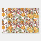 Moderne Waterverf Kerst Invernal specerijen Inpakpapier Vel (Voorkant)