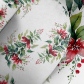 Moderne Waterverf kerstboom kerstvakantie Inpakpapier Vel