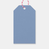 Moderne Waterverf Kerstboom Minimaal Eenvoudig Cadeaulabel (Achterkant)