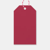 Moderne Waterverf Kerstboom Minimaal Eenvoudig Cadeaulabel (Achterkant)