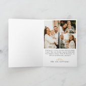 Moderne Waterverf kerstboom niet foto Feestdagen Kaart (Binnen)