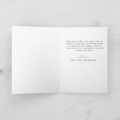 Moderne Waterverf kerstboom niet foto Feestdagen Kaart (Binnen)