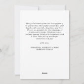 Moderne Waterverf kerstboom niet foto Feestdagenkaart (Achterkant)