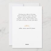 Moderne Waterverf kerstboom niet foto Feestdagenkaart (Achterkant)