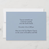 Moderne Waterverf kerstboomers Kaart (Achterkant)