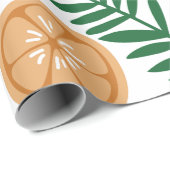 Moderne Waterverf kerstboompijn Cadeaupapier (Rol Hoek)