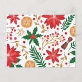 Moderne Waterverf kerstboompijn Feestdagenkaart (Voorkant)