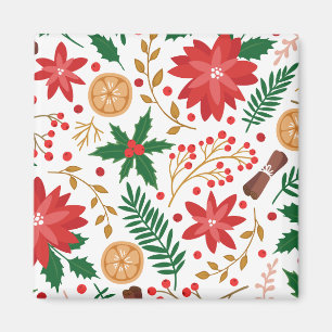 Moderne Waterverf kerstboompijn Magneet