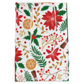 Moderne Waterverf kerstboompijn Medium Cadeauzakje (Achterkant)