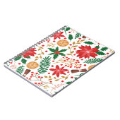 Moderne Waterverf kerstboompijn Notitieboek (Linkerzijde)