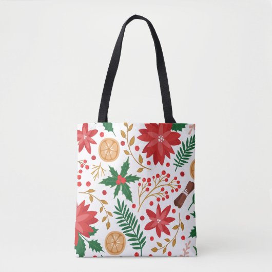 Moderne Waterverf kerstboompijn Tote Bag (Voorkant)